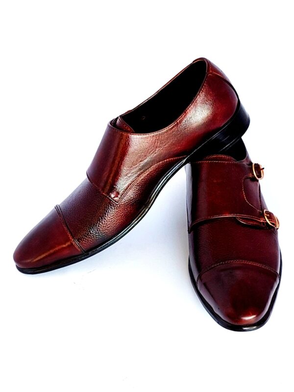 brown monk strap dress shoes
