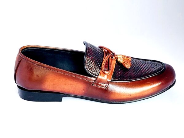two tone leather shoes