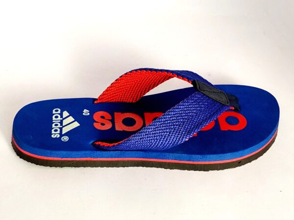 adidas flipflop slippers light blue 3