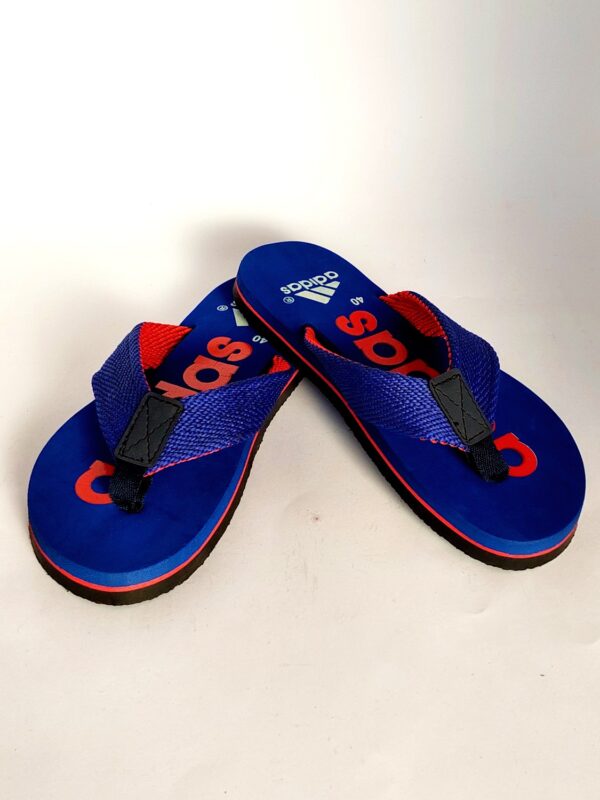 adidas flipflop slippers light blue 6