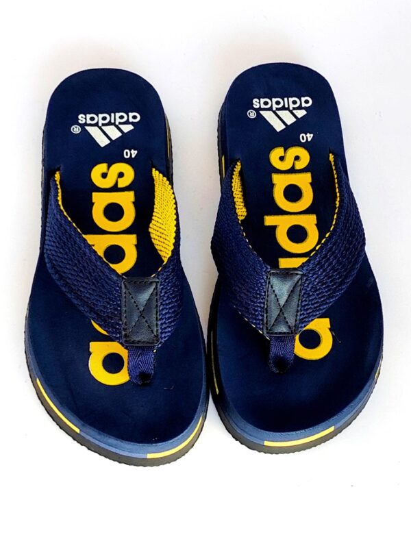 adidas flipflop slippers navy blue 2