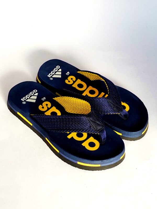 adidas flipflop slippers navy blue 3
