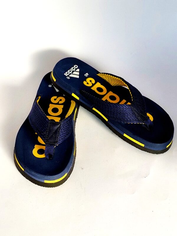 adidas flipflop slippers navy blue 4