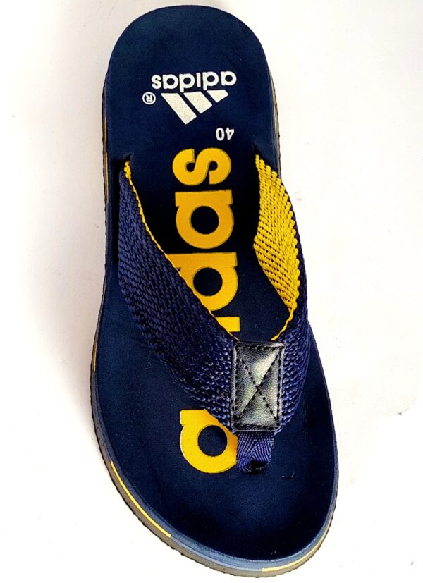 adidas flipflop slippers navy blue 5