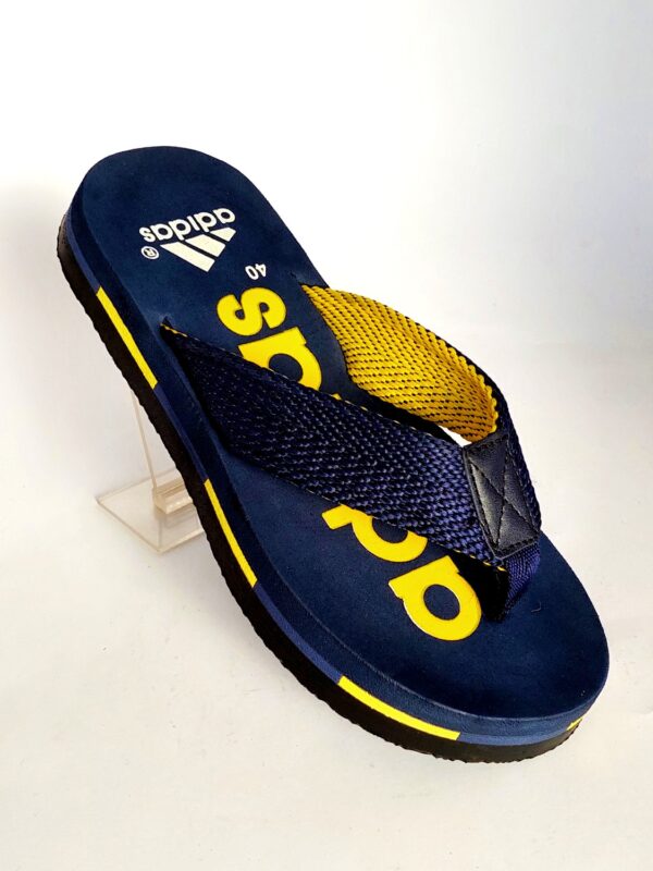 adidas flipflop slippers navy blue 6