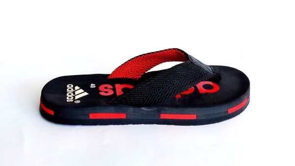 adidas flipflop slippers black 2