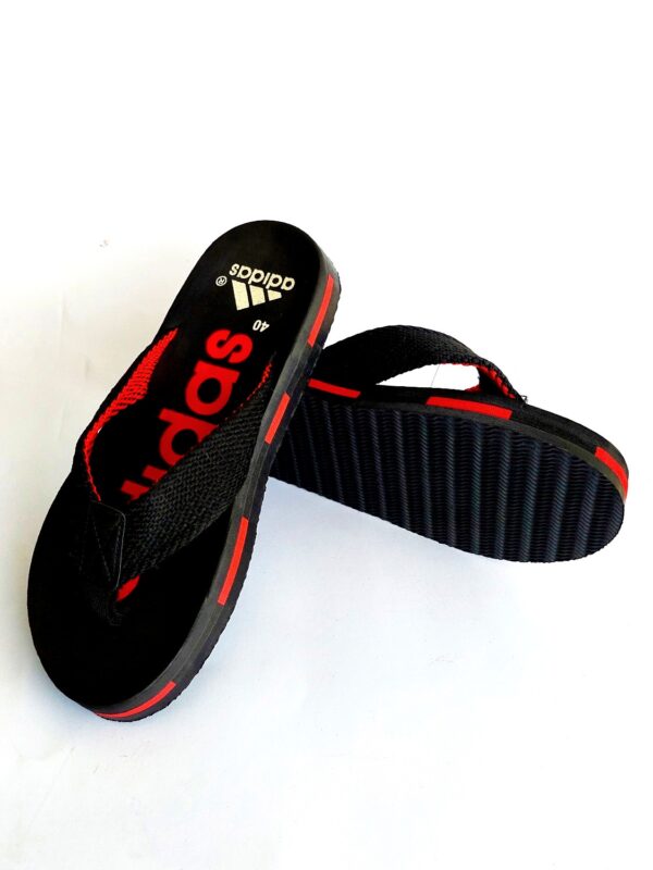 adidas flipflop slippers black 5