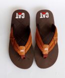 cat flipflop slippers brown 4