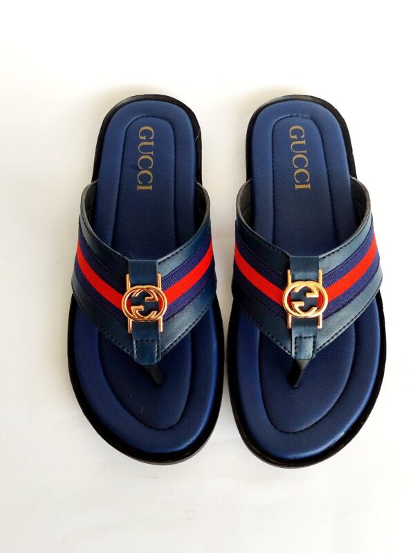 gucci slippers blue 3