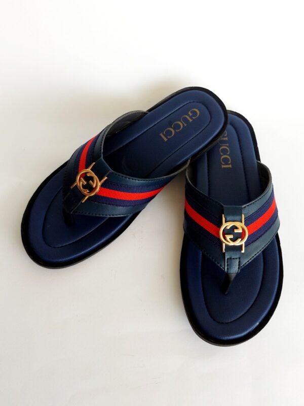 gucci slippers blue 4
