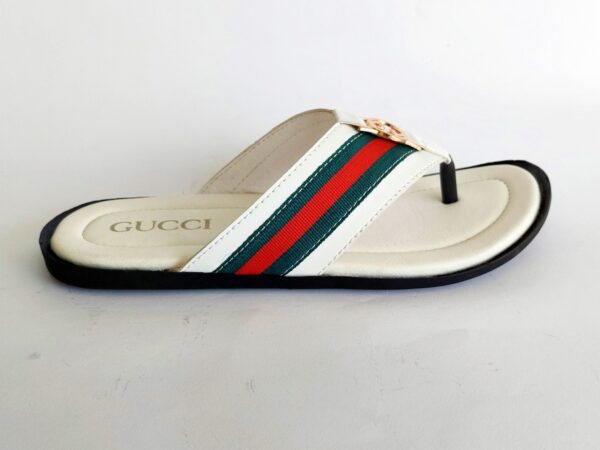 gucci slippers white 3