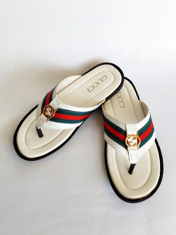 gucci slippers white 4