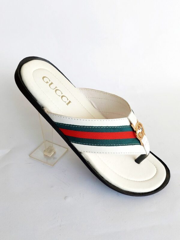 gucci slippers white 6