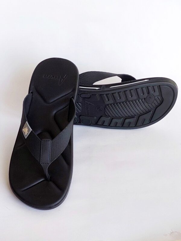aerofit flipflop slippers black 5