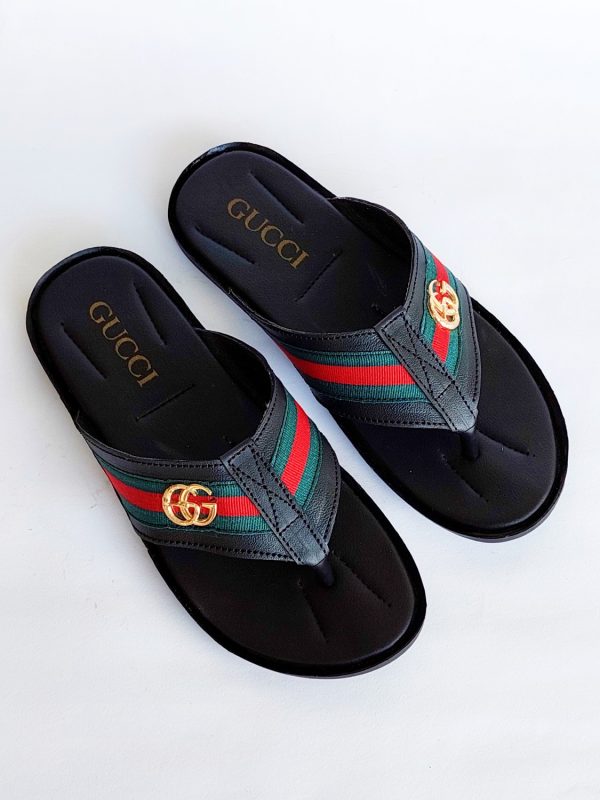 gucci 2 slippers black 33