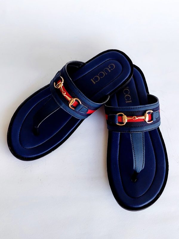 gucci 2 slippers blue 4