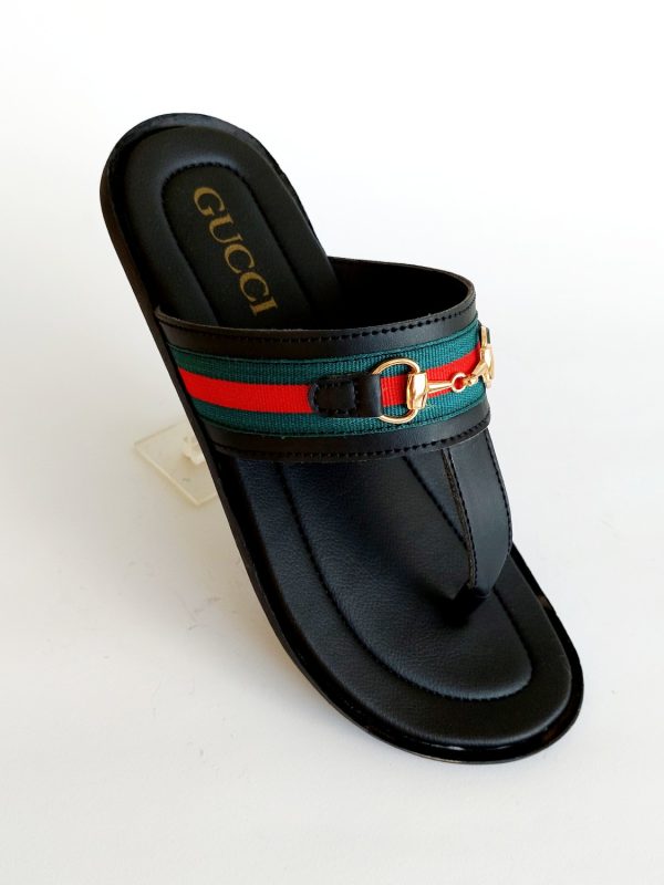 gucci 3 slippers black 1