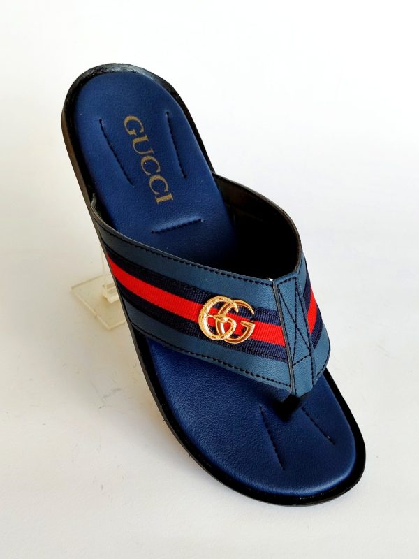 gucci 3 slippers blue 1