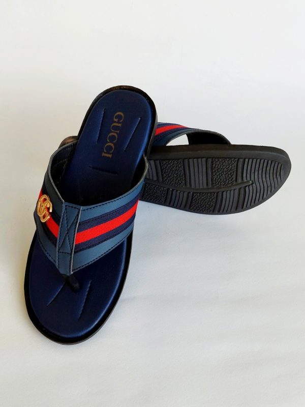 gucci 3 slippers blue 6