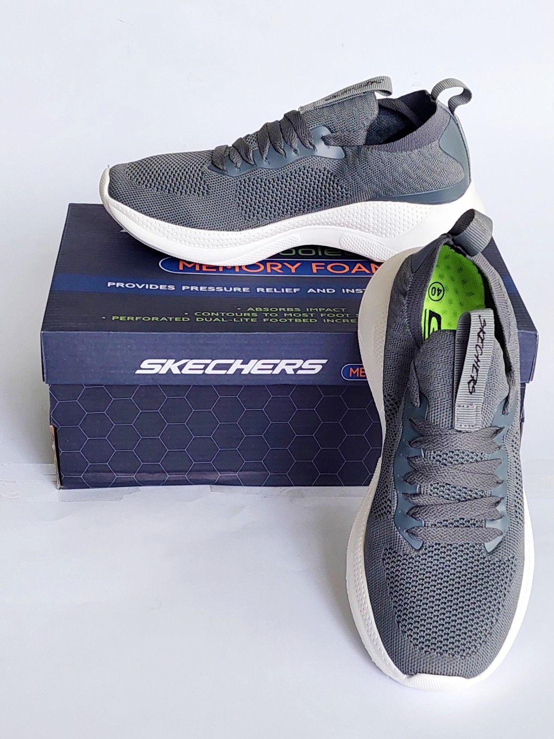 FSKC03-Imported Air-Cooled Ultra Light Casual Shoes-Dark Grey - Frenzy